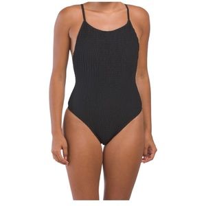 Mosmann one piece black swimsuit